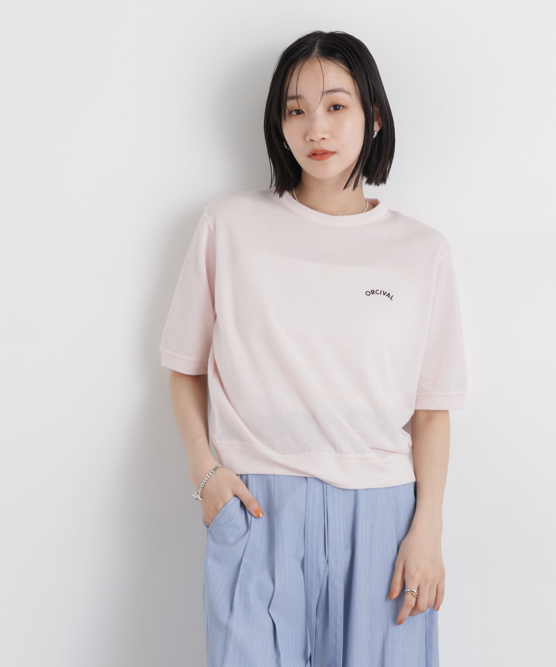 nano･universe「ORCIVAL/CREW NECK SHORT SLEEVE P.O.」|Tシャツ・カットソー|