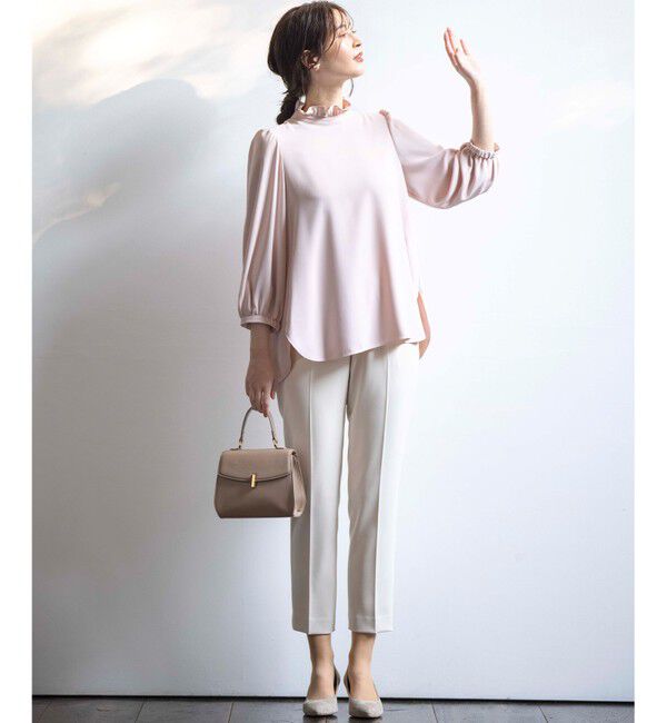 組曲「【KUMIKYOKU NAVY】コンフォータブルドレープフリル テーパードパンツ」|その他|