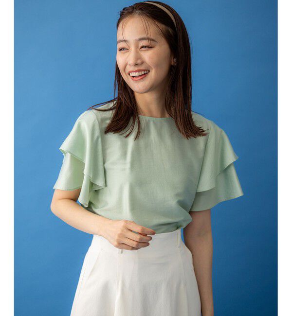 組曲「カールマイヤーフリル ブラウス」|シャツ・ブラウス|