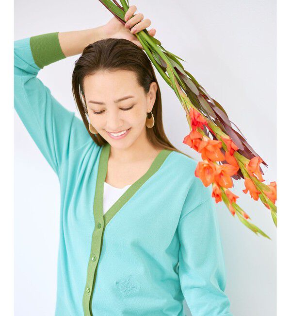 自由区「【カタログ掲載】カラーブロック カーディガン」|カーディガン|