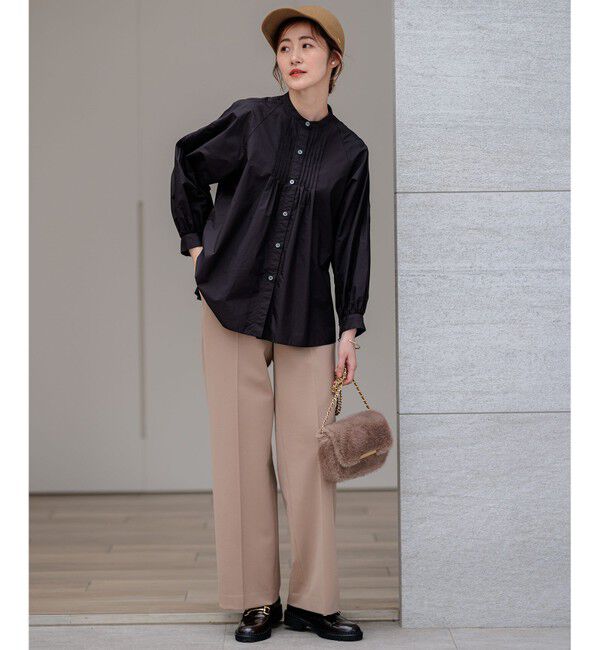 23区「【CLASSY.2月号掲載/洗える】TRストレッチギャバ ワイドパンツ」|その他|