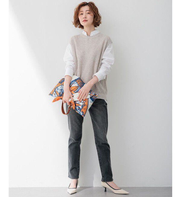 23区「【Oggi4月号掲載/洗える】CANCLINI スキッパー シャツ」|シャツ・ブラウス|