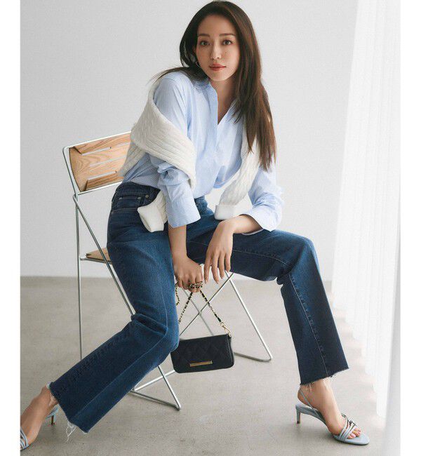 23区「【Oggi4月号掲載/洗える】CANCLINI スキッパー シャツ」|シャツ・ブラウス|