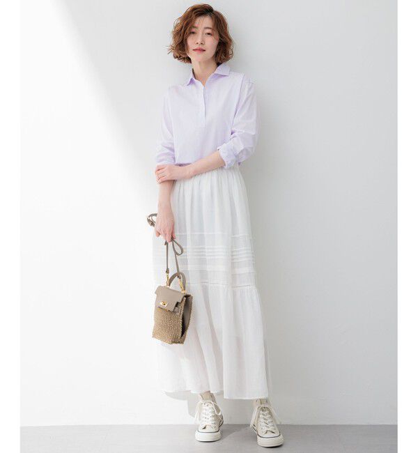 23区「【Oggi4月号掲載/洗える】CANCLINI スキッパー シャツ」|シャツ・ブラウス|