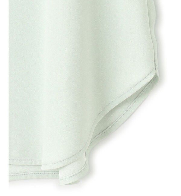 23区「【洗える】バックサテンアムンゼン ブザムディテール ブラウス」|シャツ・ブラウス|