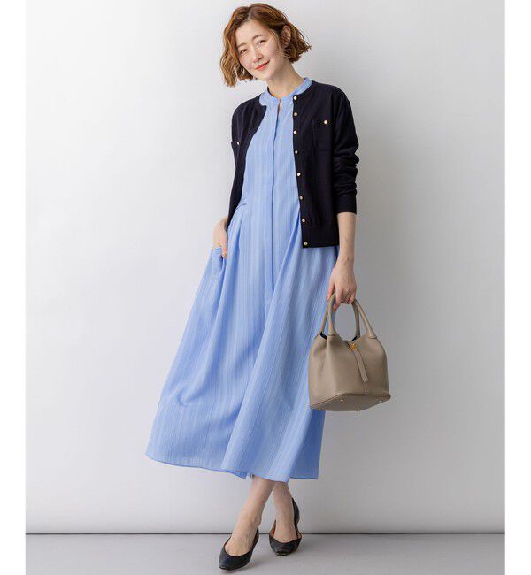 23区「プレミアムビオコットン ポケット カーディガン」|カーディガン|