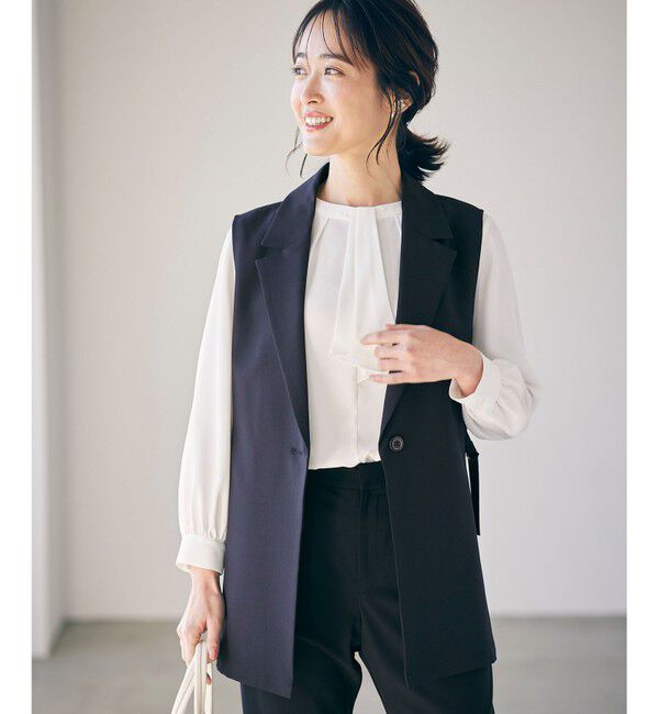 ANY SIS「【洗える】ボウタイ ブラウス」|シャツ・ブラウス|