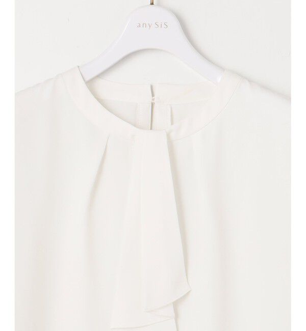 ANY SIS「【洗える】ボウタイ ブラウス」|シャツ・ブラウス|