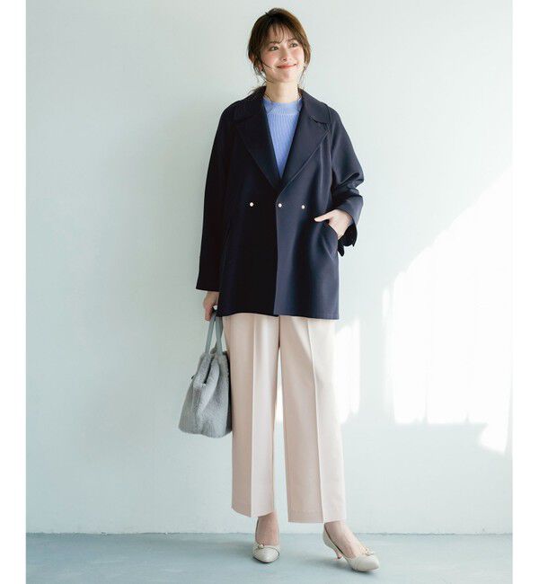 ANY SIS「【2WAY】エレカジストレッチミドルトレンチ コート」|トレンチコート|