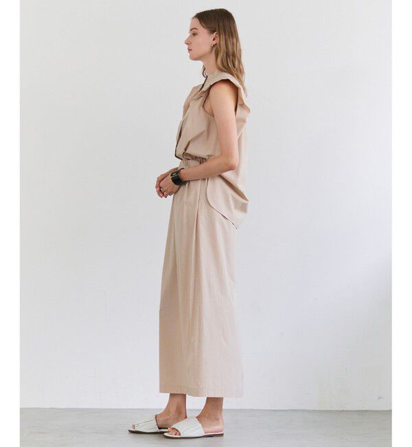 BEIGE,「MALLOW / コットンタック バルーンスリーブブラウス」|シャツ・ブラウス|