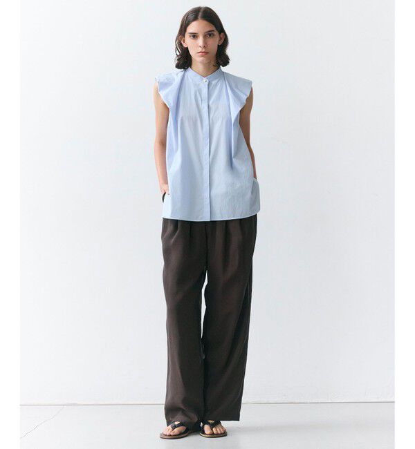 BEIGE,「MALLOW / コットンタック バルーンスリーブブラウス」|シャツ・ブラウス|