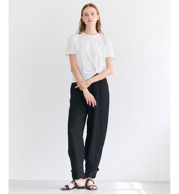 BEIGE,「CERUSSITE / フォルムタック ドレープTシャツ」|Tシャツ・カットソー|