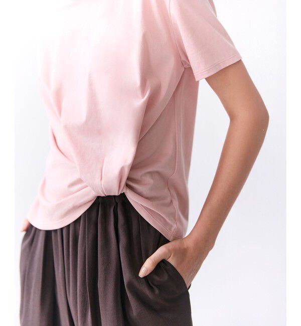 BEIGE,「CERUSSITE / フォルムタック ドレープTシャツ」|Tシャツ・カットソー|