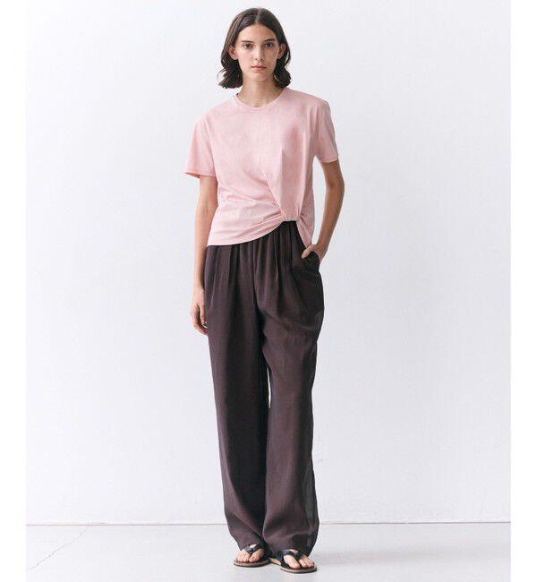 BEIGE,「CERUSSITE / フォルムタック ドレープTシャツ」|Tシャツ・カットソー|