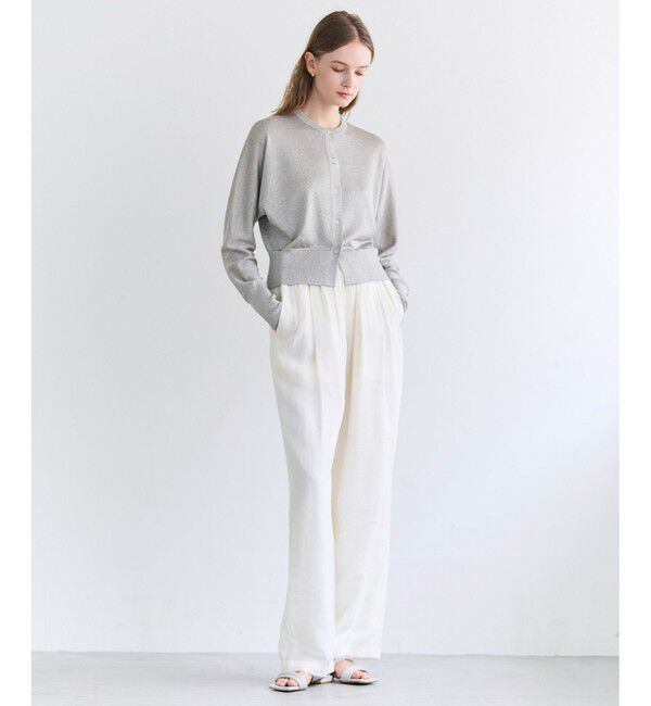 BEIGE,「SMITHONITE / リュクスグリッター ドルマンカーディガン」|ニット・セーター|