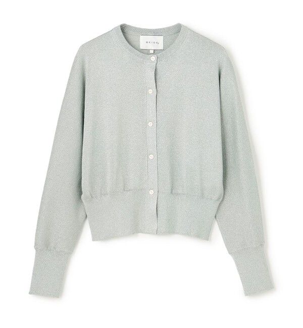 BEIGE,「SMITHONITE / リュクスグリッター ドルマンカーディガン」|ニット・セーター|