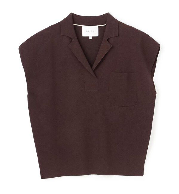 BEIGE,「NADIA / ストレッチ スキッパーニット」|ニット・セーター|