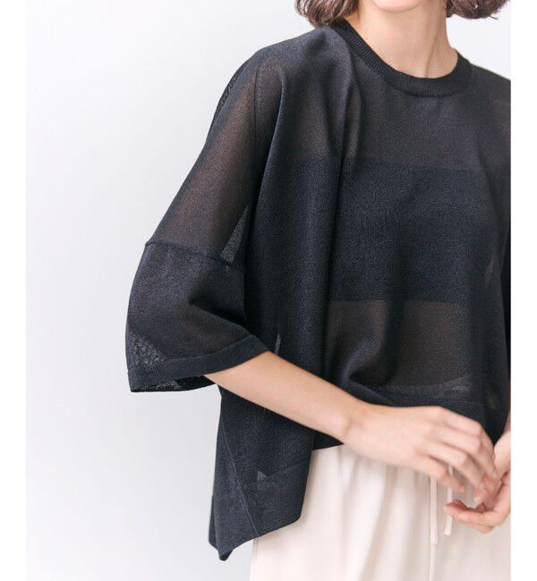 BEIGE,「YOOPER / ドライタッチ シアーニット」|ニット・セーター|