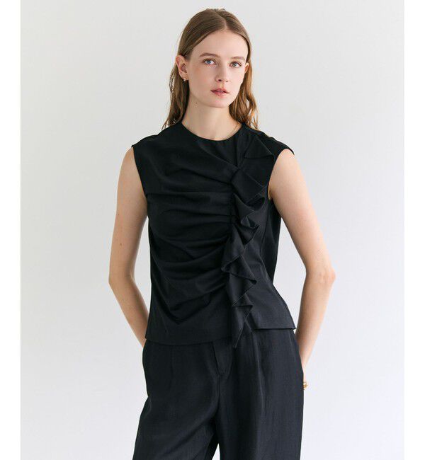 BEIGE,「AFGHA / コットンドレープ スムーストップス 」|Tシャツ・カットソー|