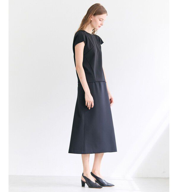 BEIGE,「ALTHEA / ジャージーストレッチ トップス」|Tシャツ・カットソー|