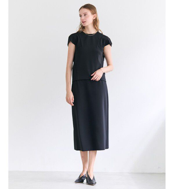 BEIGE,「ALTHEA / ジャージーストレッチ スカート」|スカート|