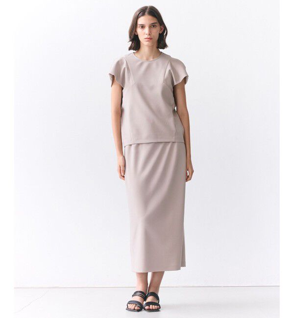 BEIGE,「ALTHEA / ジャージーストレッチ スカート」|スカート|