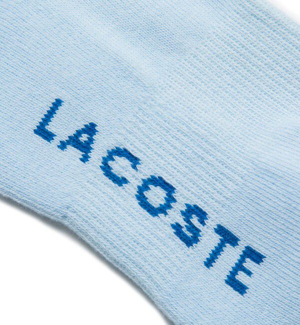 LACOSTE「ロゴパイルスニカー丈ソックス」|ソックス|