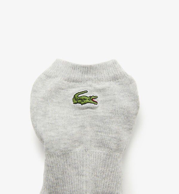 LACOSTE「ロゴパイルスニカー丈ソックス」|ソックス|