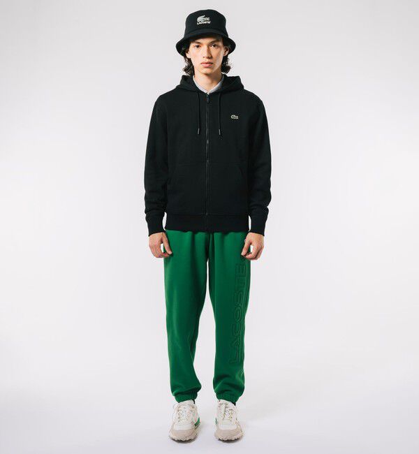 LACOSTE「プレミアムスウェットジップフーディー」|パーカー|