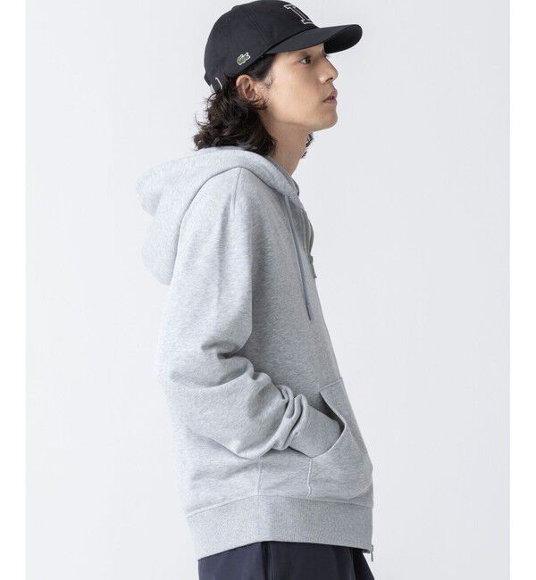 LACOSTE「プレミアムスウェットジップフーディー」|パーカー|