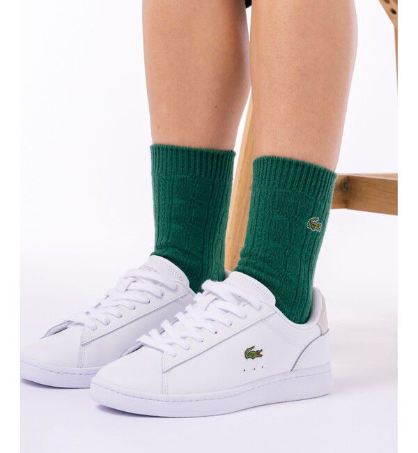 LACOSTE「エッセンシャルケーブルニットウィメンズソックス 22-24cm」|ソックス|