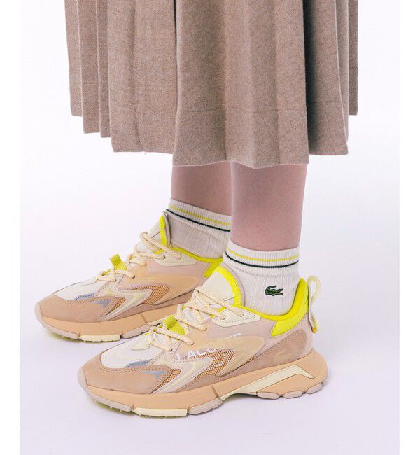 LACOSTE「ウィメンズ L003 NEO TECH 224 1 SFA 厚底スニーカー」|スニーカー|ナチュラル