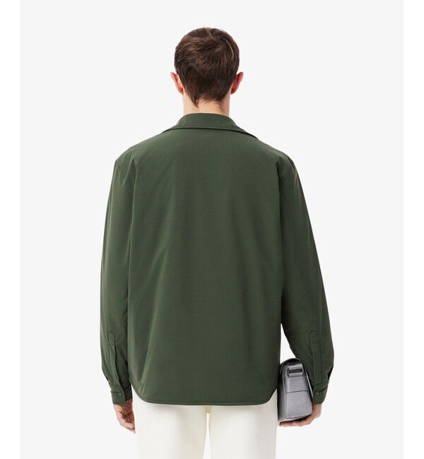 LACOSTE「撥水ストレッチ 中綿入りシャツジャケット」|シャツ・ブラウス|