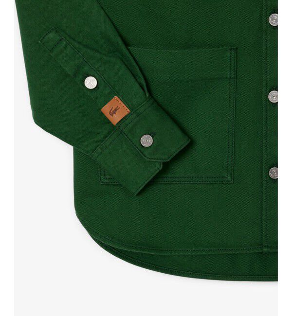 LACOSTE「ウィメンズワーク デニムシャツジャケット / カバーオール」|デニムジャケット|