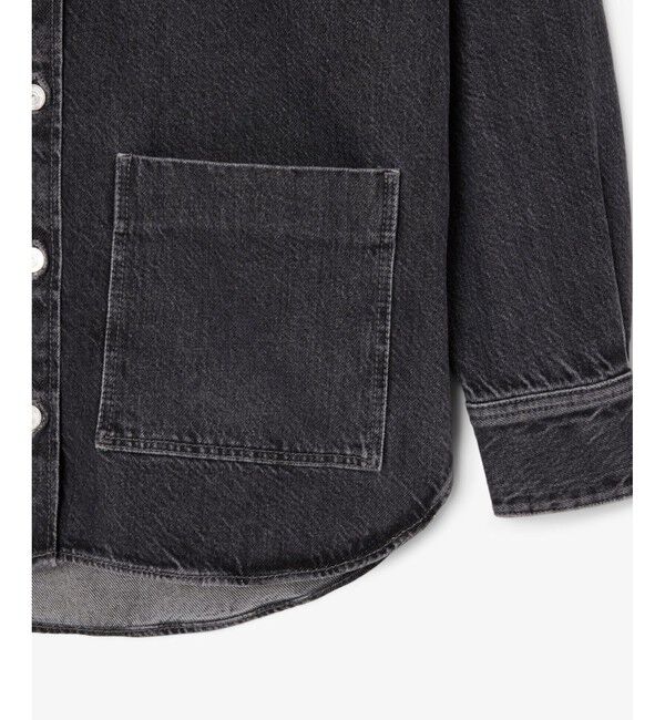 LACOSTE「ウィメンズワーク デニムシャツジャケット / カバーオール」|デニムジャケット|