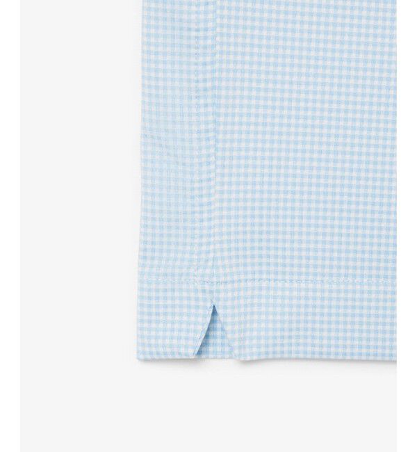 LACOSTE「消臭・速乾・UVカットマイクロチェックポロシャツ」|ポロシャツ|