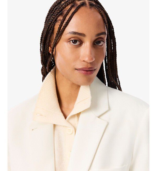 LACOSTE「3パッチポケットツイルブレザー」|テーラードジャケット|