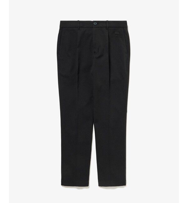 LACOSTE「スリムフィット ウールライクストレッチスラックス」|スラックス|