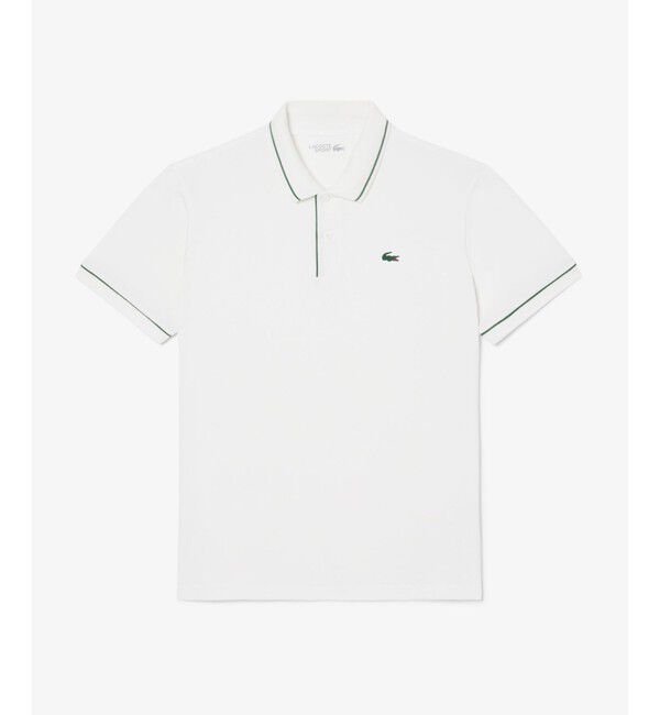 LACOSTE「サーモレギュレーション配色ラインポロシャツ」|ポロシャツ|