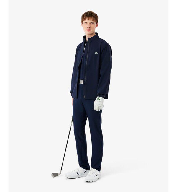 LACOSTE「サーモレギュレーション配色ラインポロシャツ」|ポロシャツ|