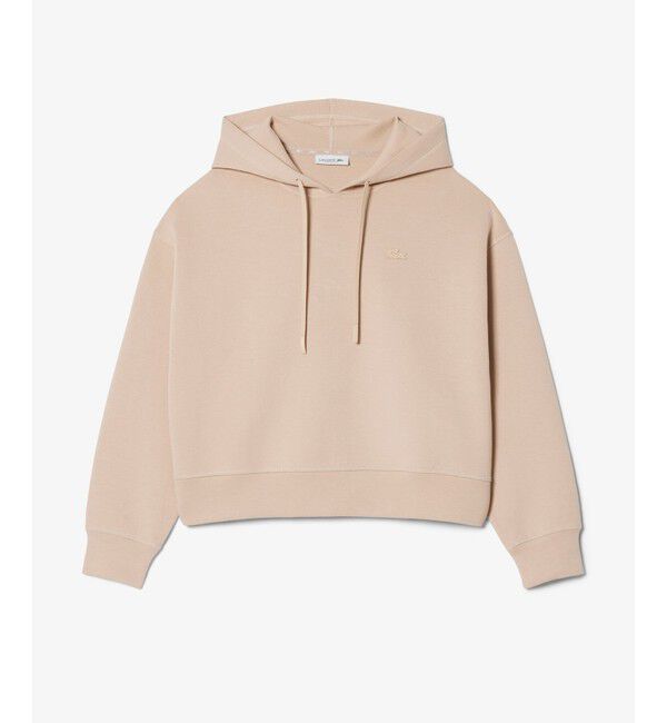 LACOSTE「オーバーサイズダブルフェイススェットフーディー」|パーカー|