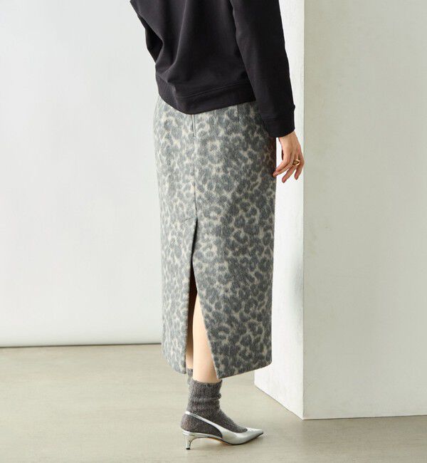 Rie Miller「ひょう柄タイトスカート」|タイト|