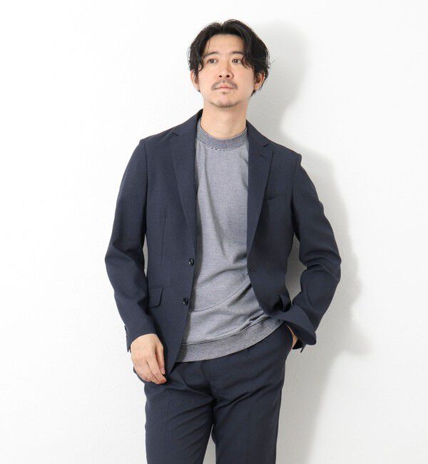 NOLLEY'S goodman「《ビジカジ対応》セミシルケットスムース ボーダードレスTシャツ 25SS」|Tシャツ・カットソー|