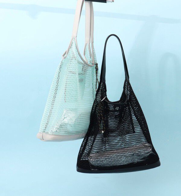 NOLLEY'S「メッシュトート（ポーチ・チャーム付）」|ショルダー・メッセンジャー|
