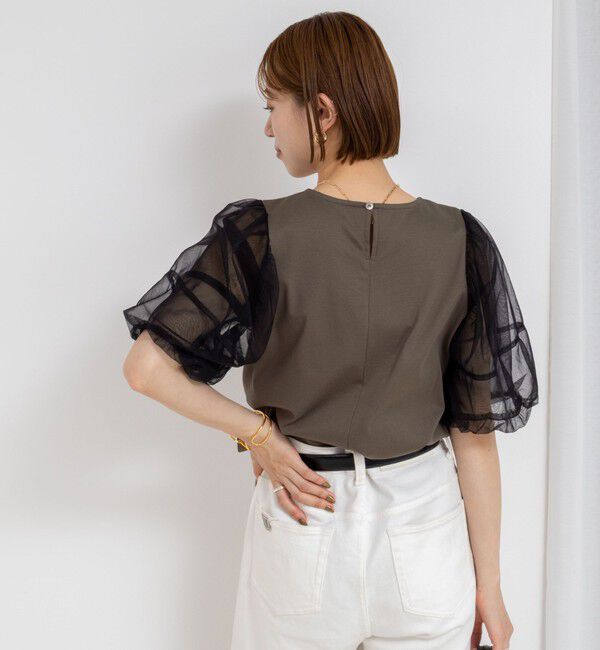 NOLLEY'S「バルーンスリーブプルオーバーカットソー」|Tシャツ・カットソー|