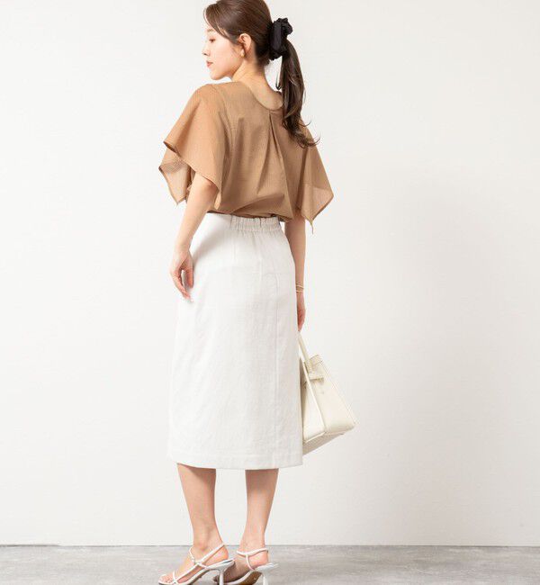 NOLLEY'S「袖フリル2WAYブラウス」|シャツ・ブラウス|