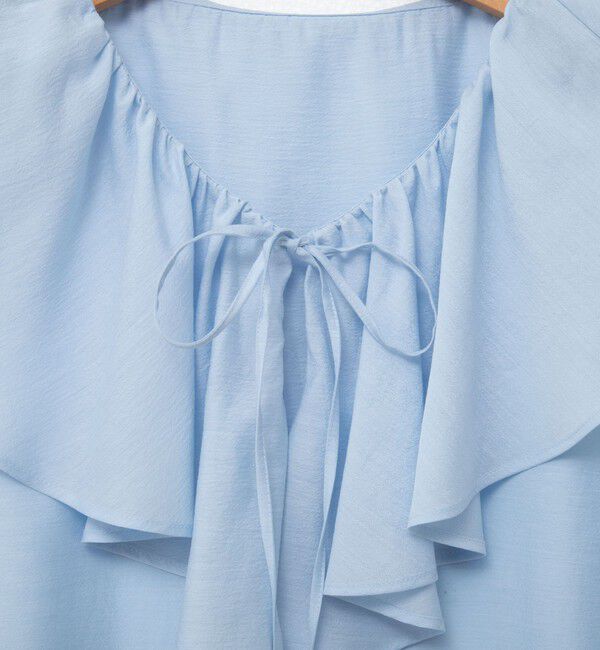 NOLLEY'S sophi「シアーラッフルノースリーブブラウス」|シャツ・ブラウス|