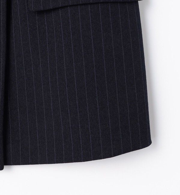 NOLLEY'S「ウォッシャブルウール調ダブルジャケット」|テーラードジャケット|