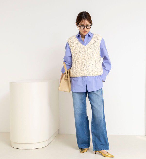 NOLLEY'S「Vネックニットベスト」|ニット・セーター|