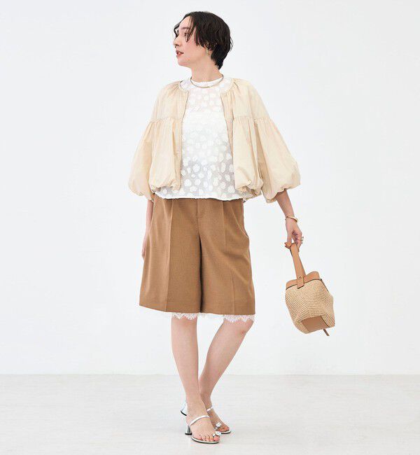 NOLLEY'S「ウォッシャブル撥水ポケッタブルボリュームブルゾン」|ブルゾン・スタジャン|